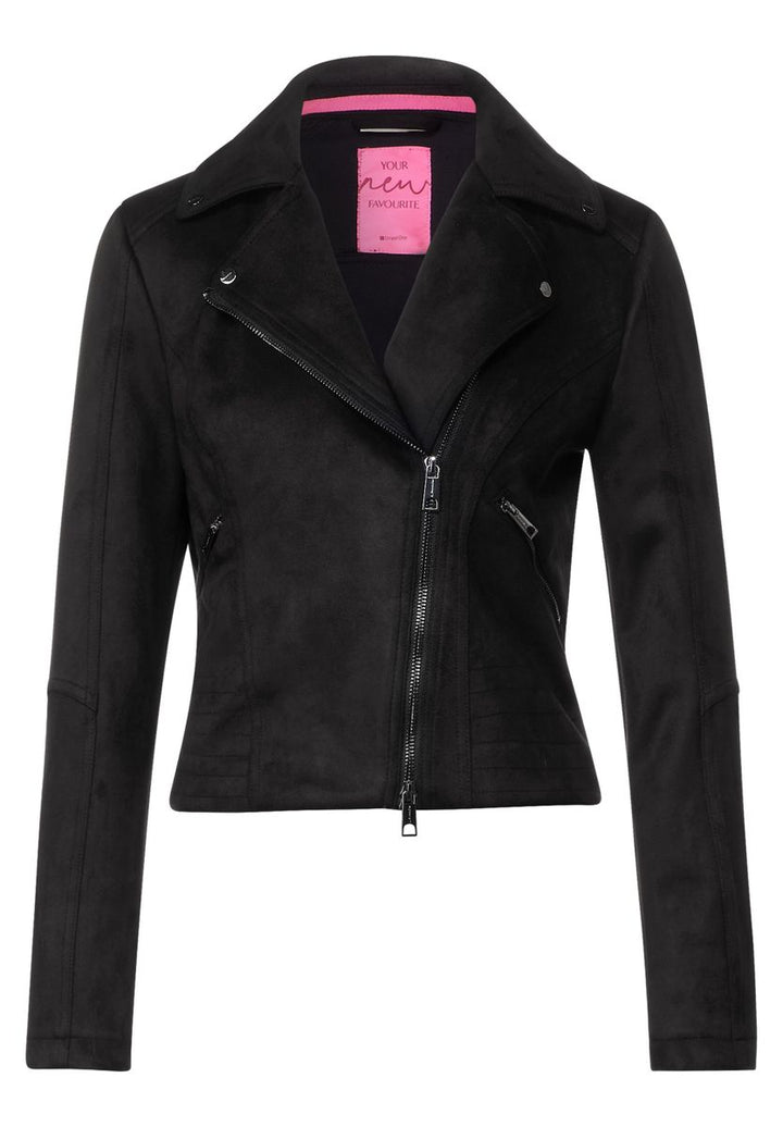 Velours Bikerjacke