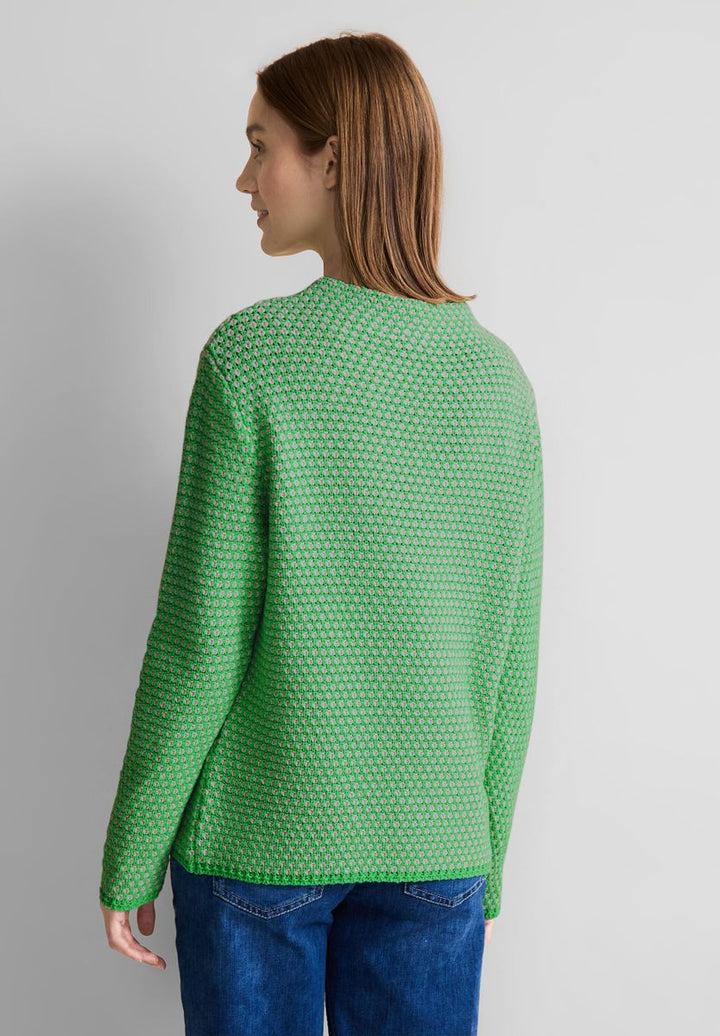 Zweifarbiger Pullover