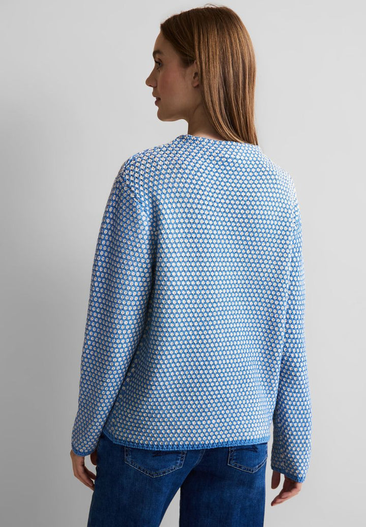 Zweifarbiger Pullover