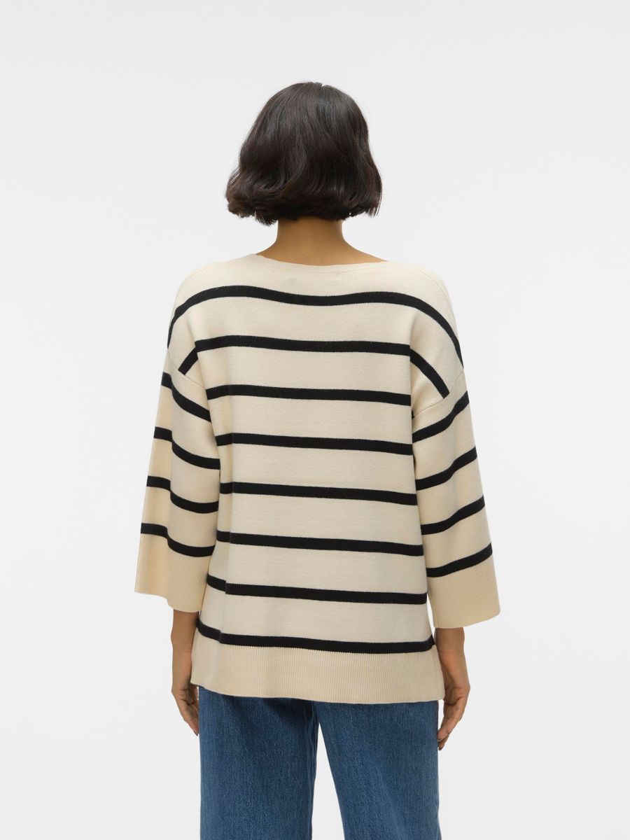 VMSABA 3/4 V-NCK STRIPE PULLOVER GA NOOS