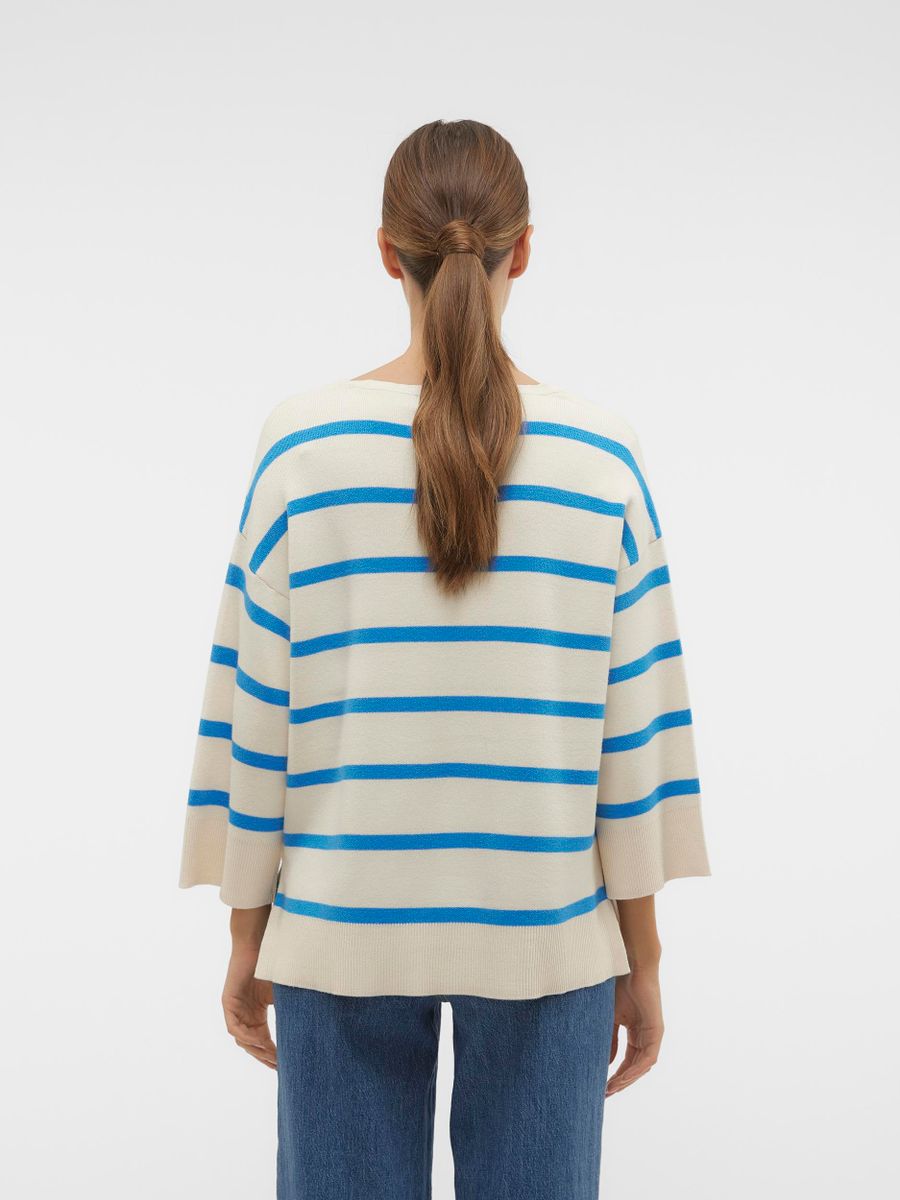 VMSABA 3/4 V-NCK STRIPE PULLOVER GA NOOS