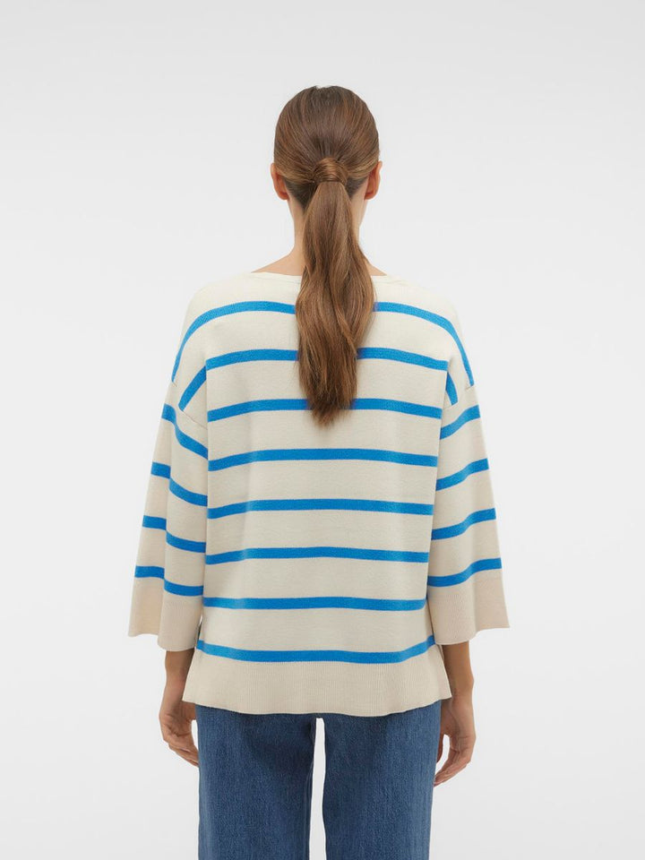 VMSABA 3/4 V-NCK STRIPE PULLOVER GA NOOS