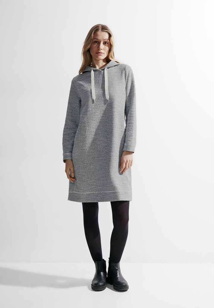 Bouclé Hoodie Kleid