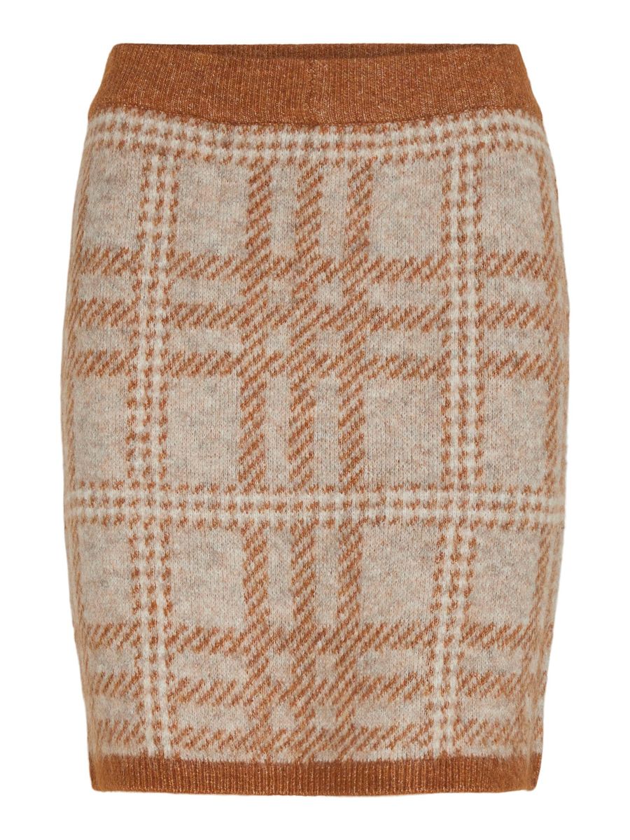 VICILIA HW CHECK KNIT SKIRT/SU