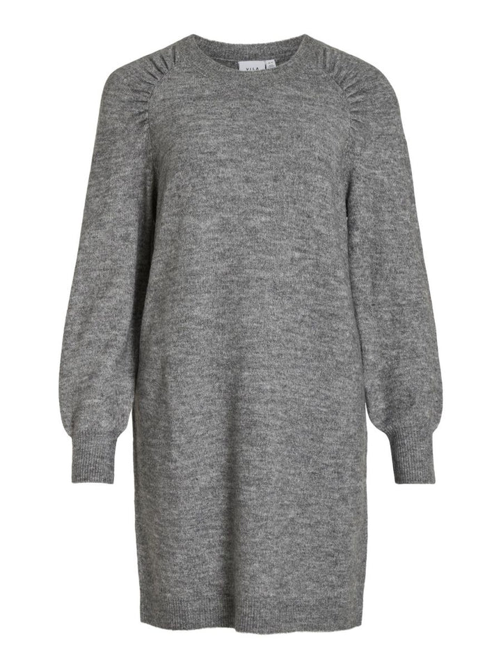 VIELLA L/S O-NECK RAGLAN KNIT DRESS/BF