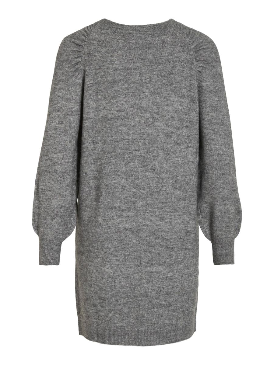 VIELLA L/S O-NECK RAGLAN KNIT DRESS/BF