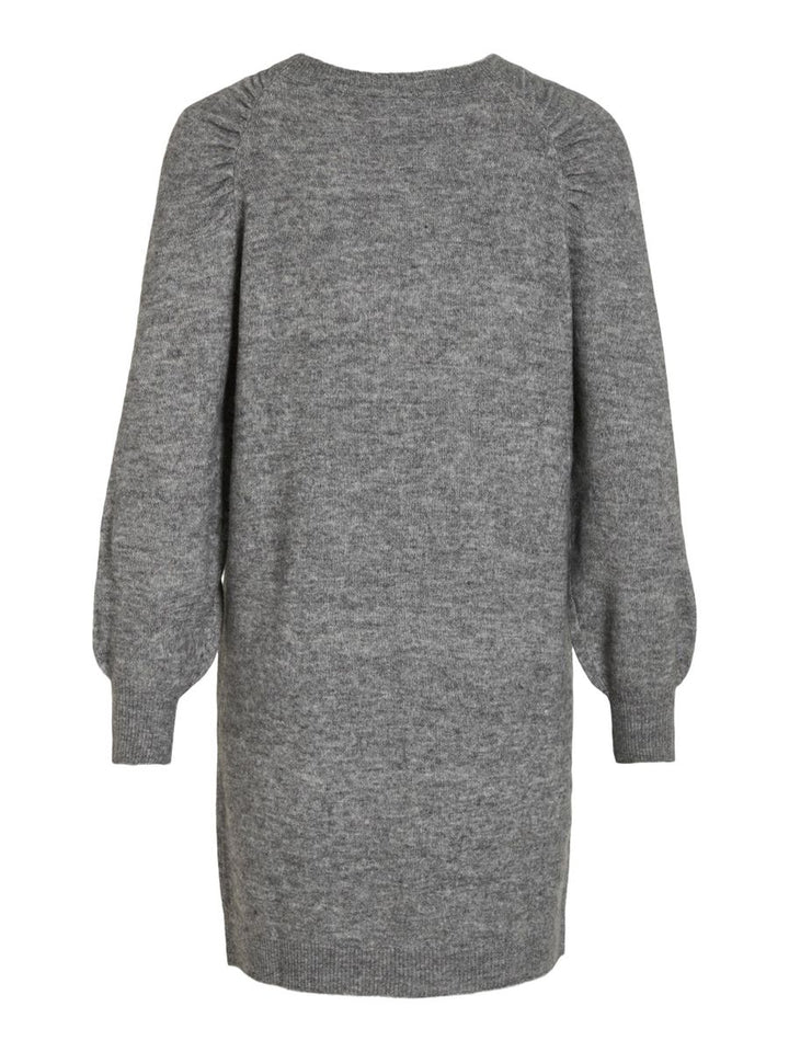 VIELLA L/S O-NECK RAGLAN KNIT DRESS/BF