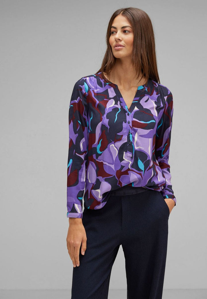 Viskose Bluse mit Print