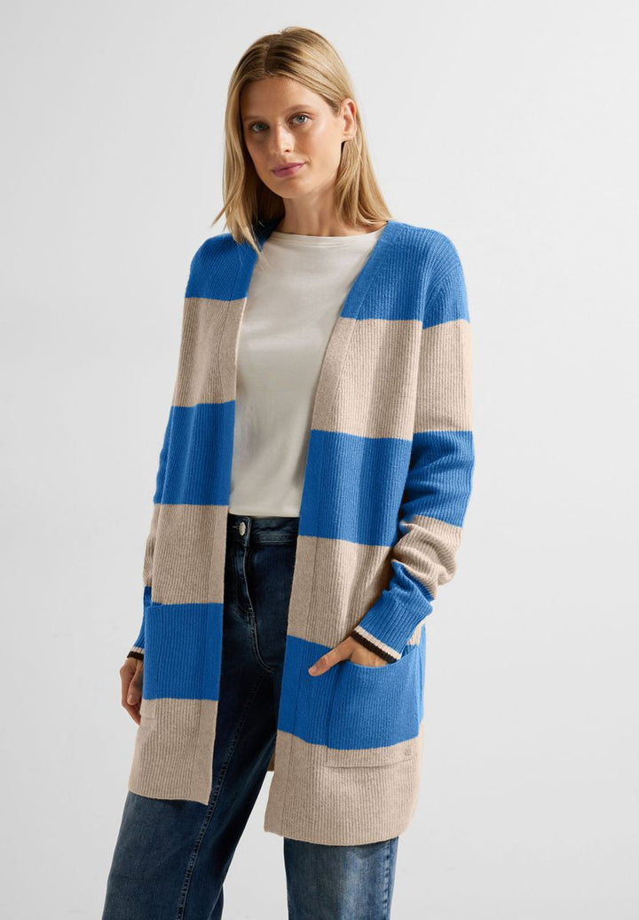 Cosy Cardigan mit Streifen