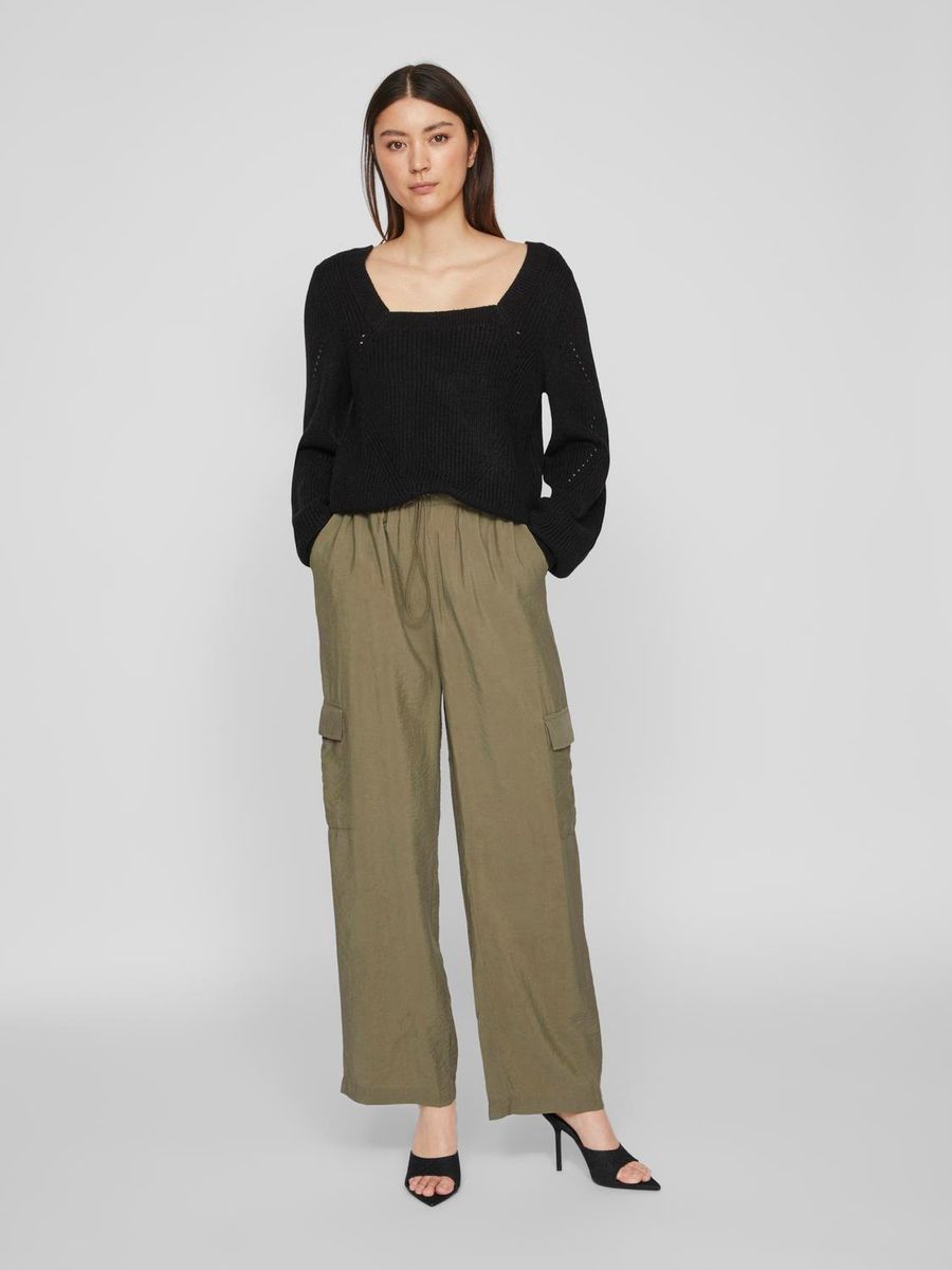 VISUVA STRAIGHT HW CARGO PANTS