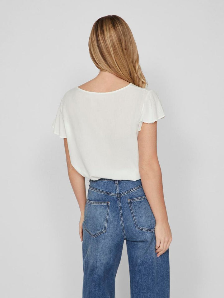 VIMESA TAPE DETAIL S/S TOP - NOOS