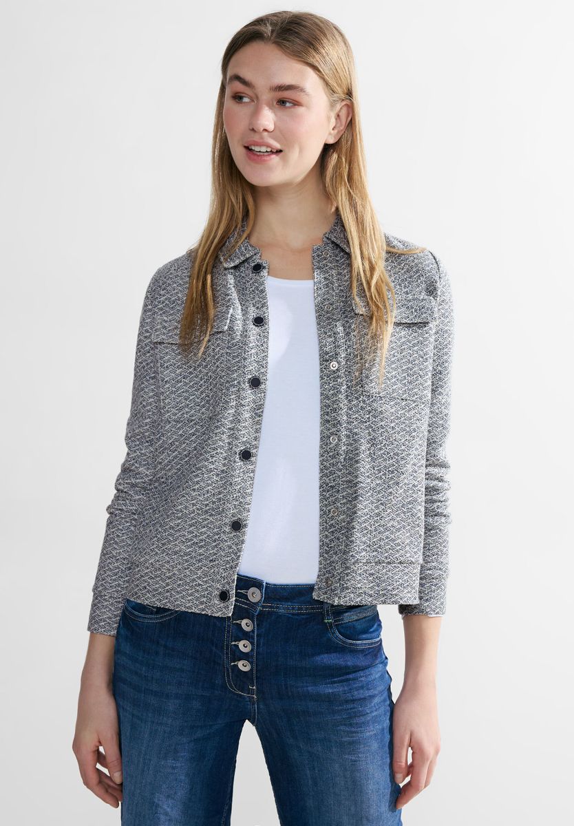 Bouclé Jacke