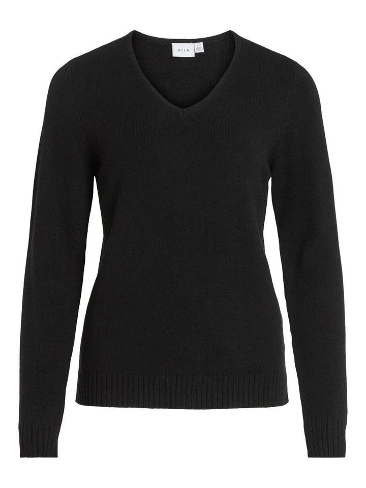 VIRIL V-NECK L/S  KNIT TOP - NOOS