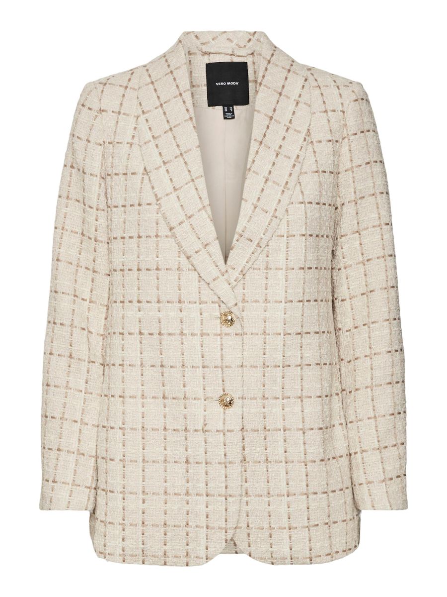 VMMILEY LS LOOSE TWEED BLAZER