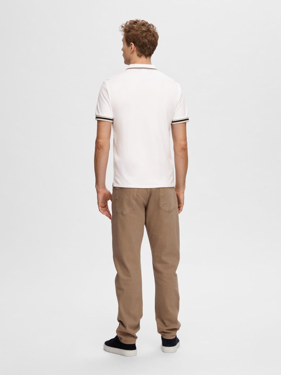 SLHSLIM-TOULOUSE DETAIL SS POLO NOOS