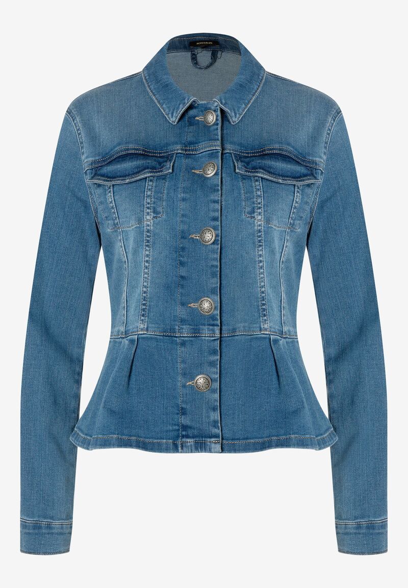 Jeansjacke mit Schößchen  Frühjahrs-Kollektion