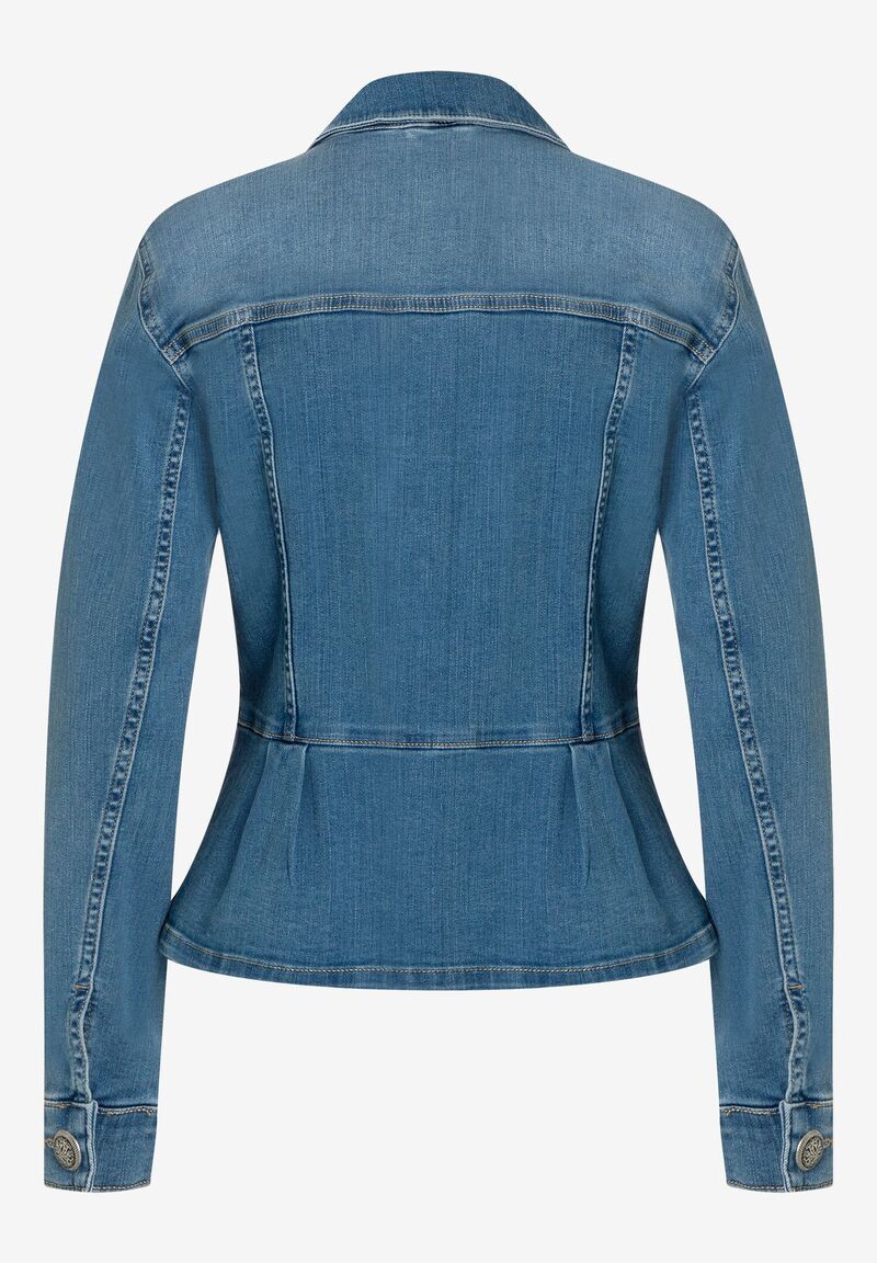 Jeansjacke mit Schößchen  Frühjahrs-Kollektion