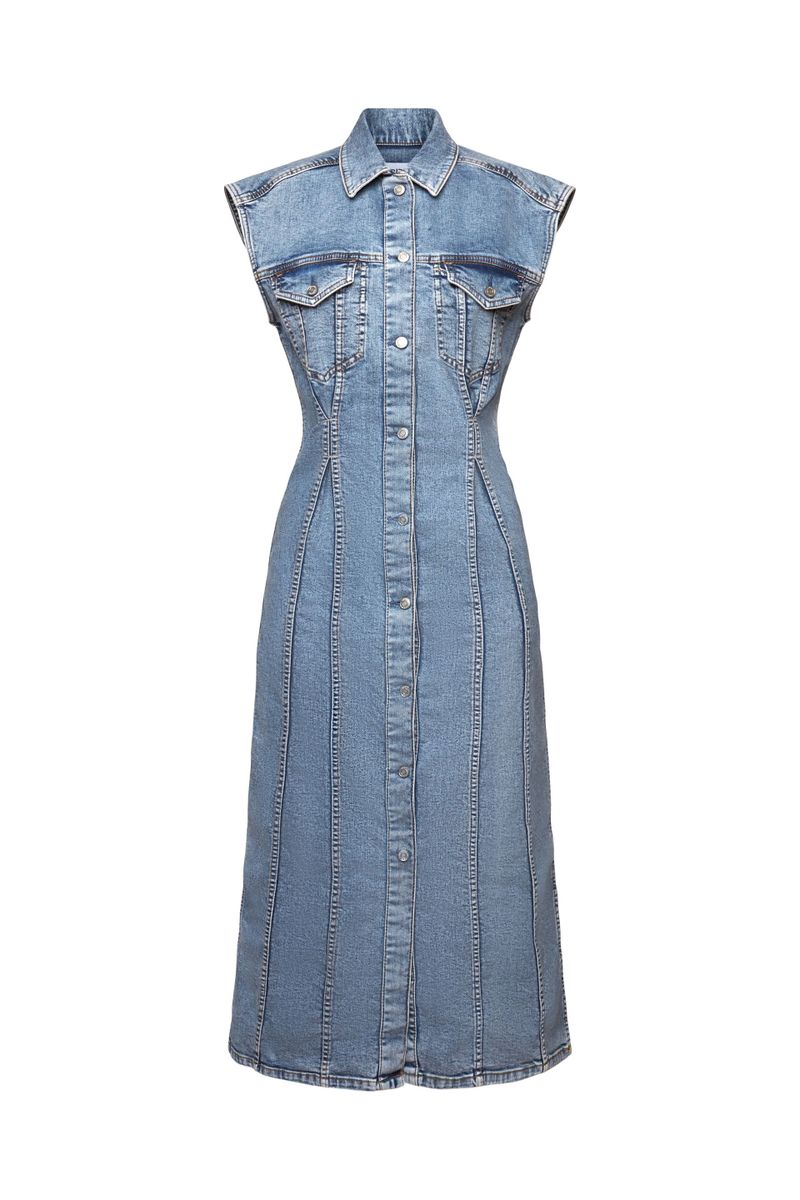 Women Dresses denim maxi