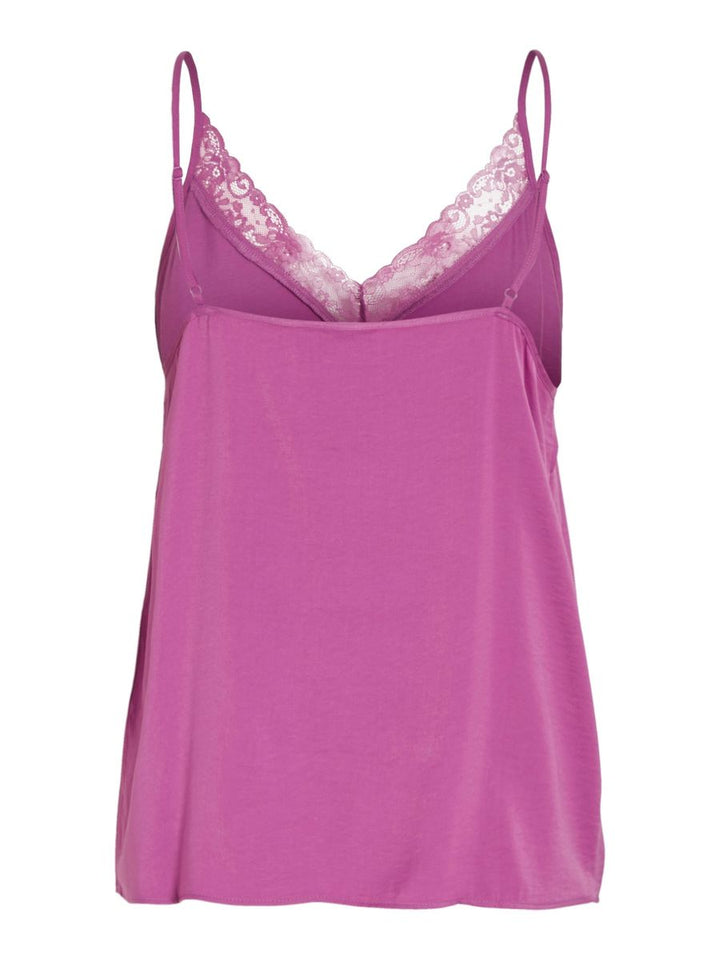 VICAVA V-NECK LACE SINGLET- NOOS